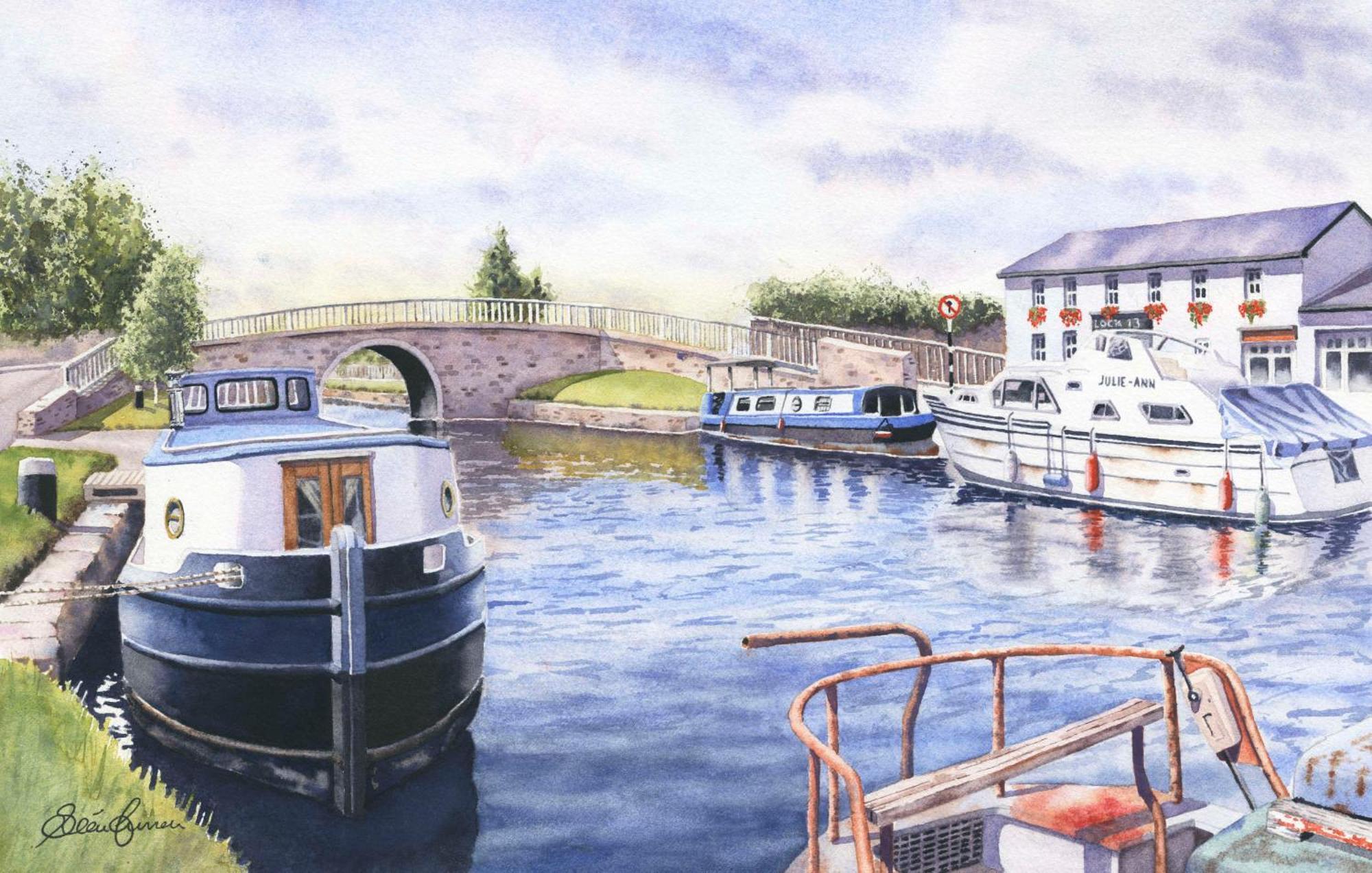 Отель Roisin Dubh Houseboat Sallins Экстерьер фото